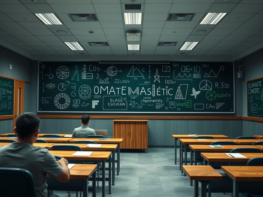 O que é aula de matemática
