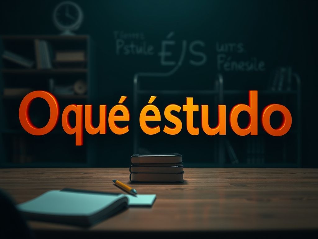 O que é estudo