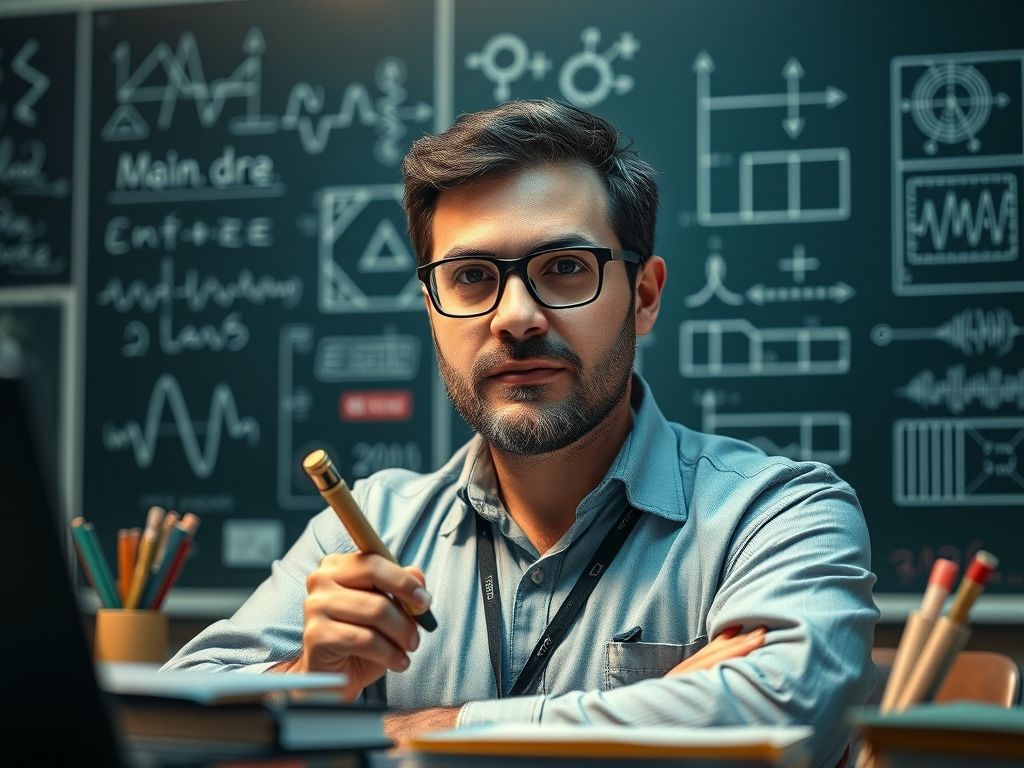 O que é professor de matemática
